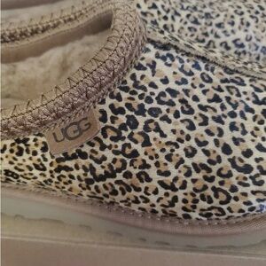 Ugg Tasman Speckles Calf Hair Slip-On Women's Slipper Clogs Chestnut US 7 Rare